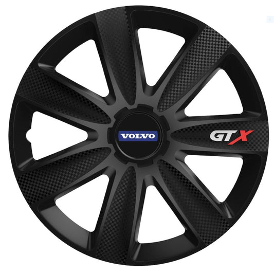 К-т 4 бр. тасове GTX Черно-карбонови Ford, R14