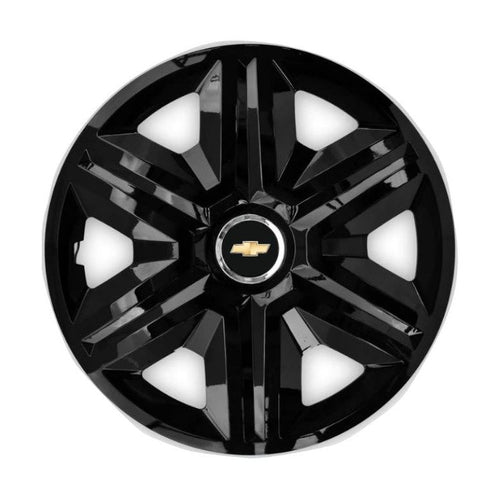 4 db-os dísztárcsa készlet, fekete, R14-es, Chevrolet-vel kompatibilis dísztárcsa