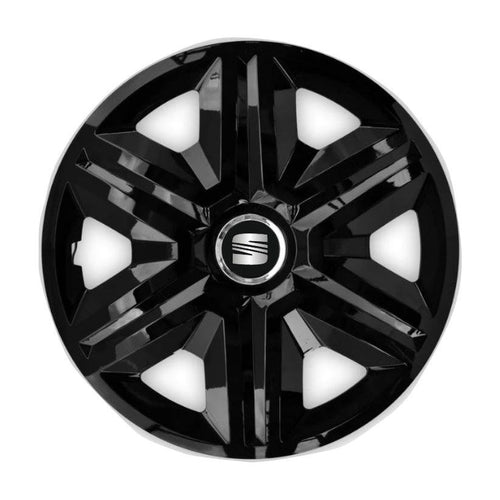 Комплект 4 таса Fast Black R14, съвместими със Seat