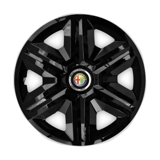 Комплект 4 таса Fast Black R15, съвместими с Alfa Romeo