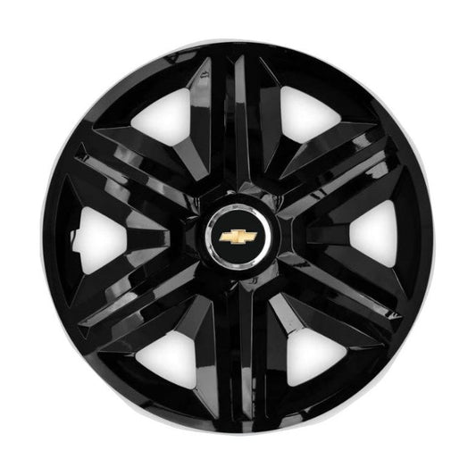 4 db-os dísztárcsa készlet, fekete, R15, Chevrolet-vel kompatibilis