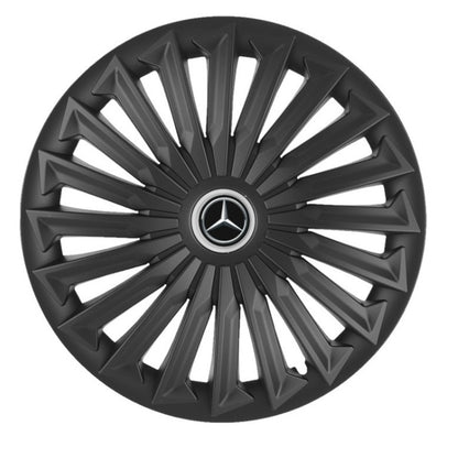 Set 4 capace roti Joy Negru R17 Compatibil Cu Mercedes-Benz