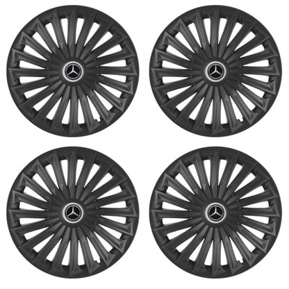 Set 4 capace roti Joy Negru R17 Compatibil Cu Mercedes-Benz