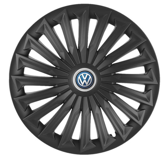 Set 4 capace roti Joy Negru R17 Compatibil Cu Volkswagen