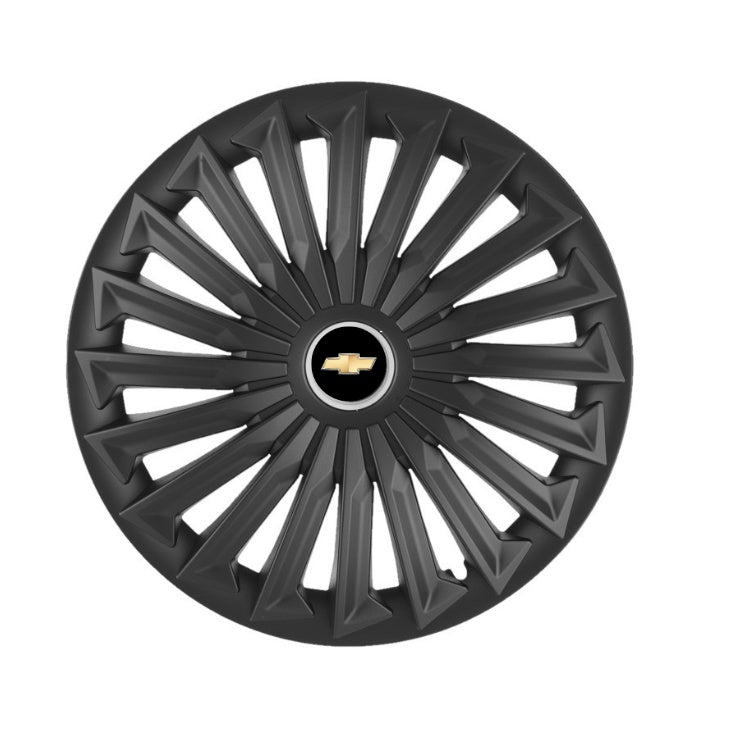 Set 4 capace roti Joy Negru R17 pentru gama auto Chevrolet