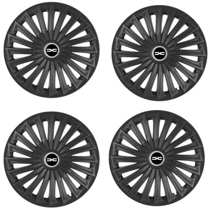 Set 4 capace roti Joy Negru R17 pentru gama auto Dacia Nou