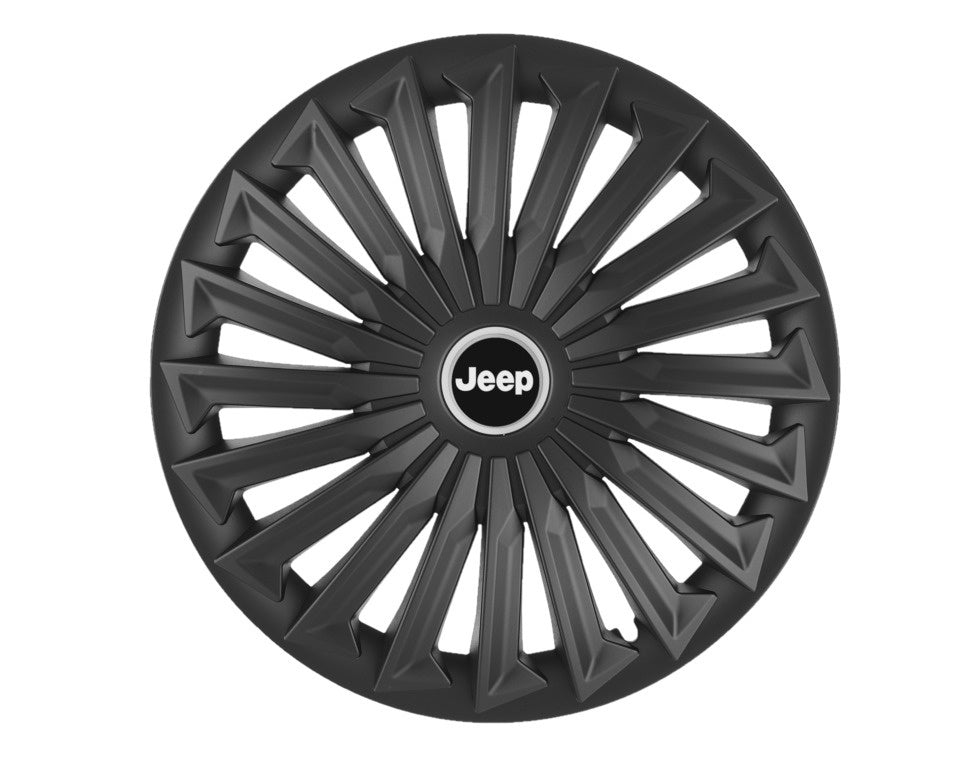 Set 4 capace roti Joy Negru R17 pentru gama auto Jeep