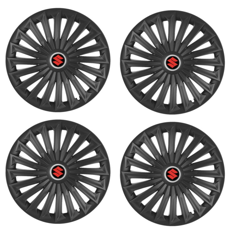 Set 4 capace roti Joy Negru R17 pentru gama auto Suzuki
