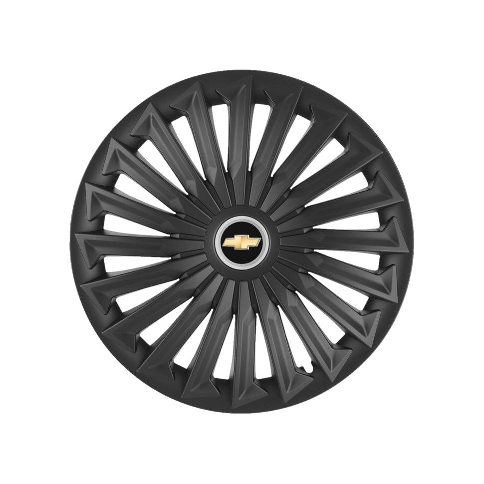 Set 4 capace roti Joy Negru R14 Compatibil Cu Chevrolet
