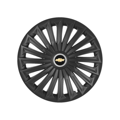 Set 4 capace roti Joy Negru R14 Compatibil Cu Chevrolet