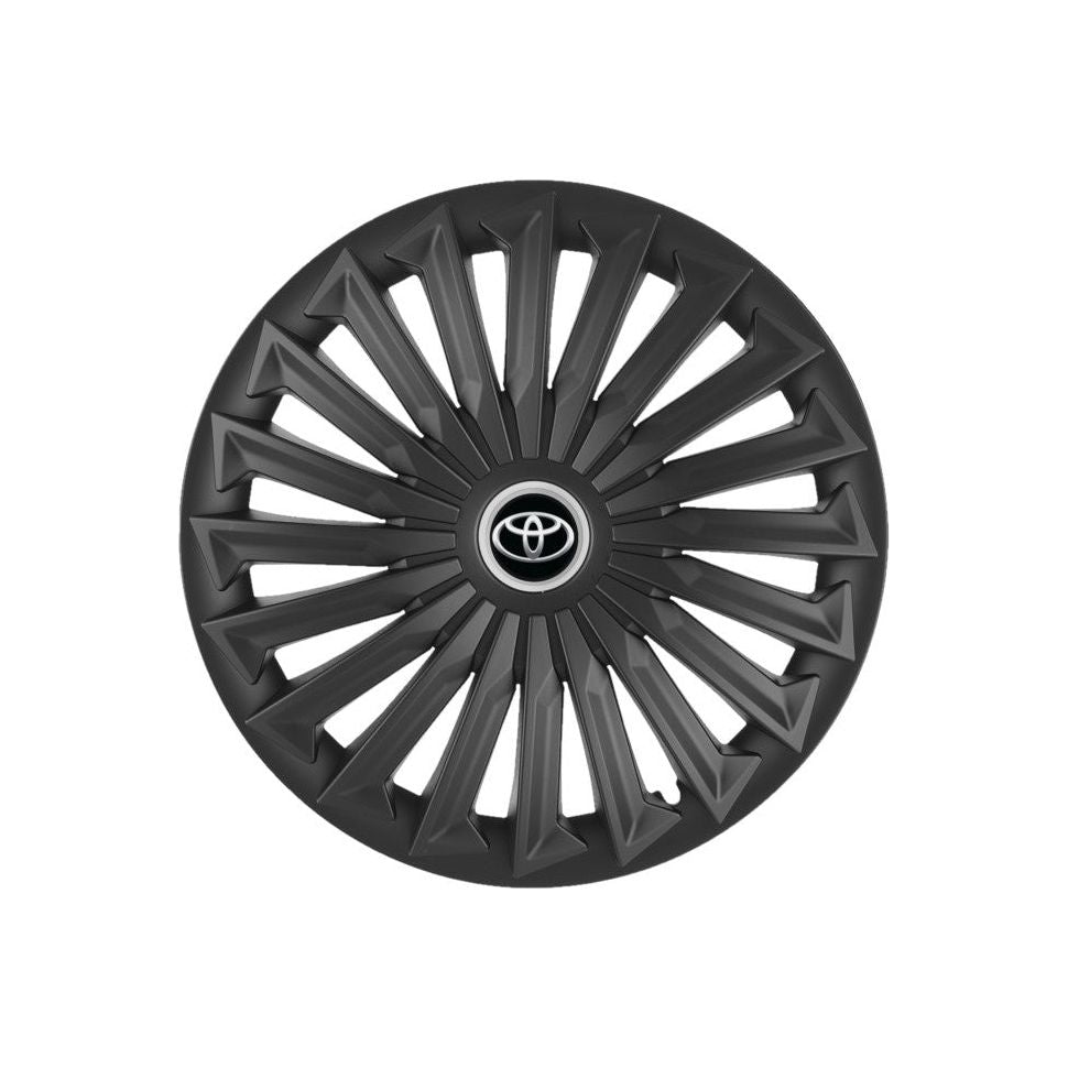 Set 4 capace roti Joy Negru R14 Compatibil Cu Toyota