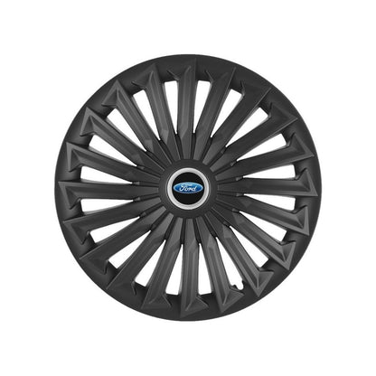 Set 4 capace roti Joy Negru R15 Compatibil Cu Ford