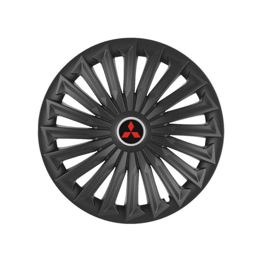 Joy fekete dísztárcsa készlet (4 db) R15, Mitsubishi kompatibilis