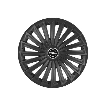 Set 4 capace roti Joy Negru R15 Compatibil Cu Opel