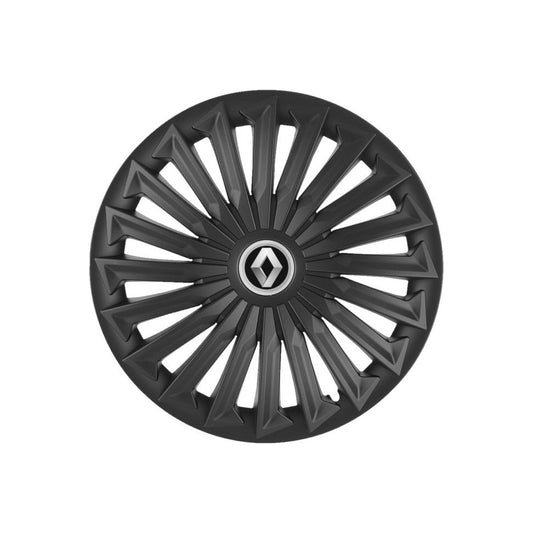 Set 4 capace roti Joy Negru R15 Compatibil Cu Renault