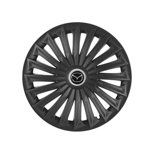 Set 4 capace roti Joy Negru R16 Compatibil Cu Mazda