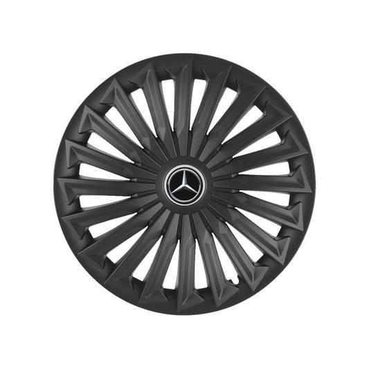 Set 4 capace roti Joy Negru R16 Compatibil Cu Mercedes-Benz