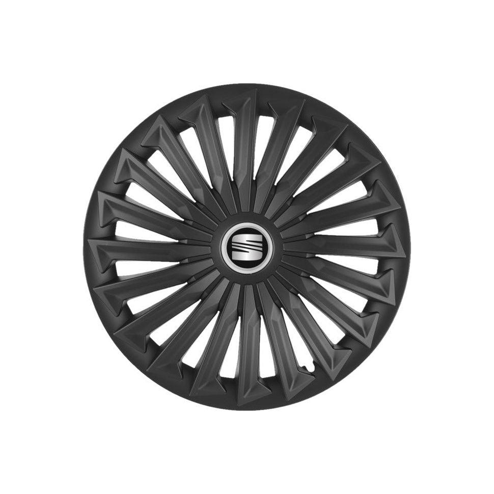 Комплект 4 таса Joy Черни R16 Съвместими със Seat