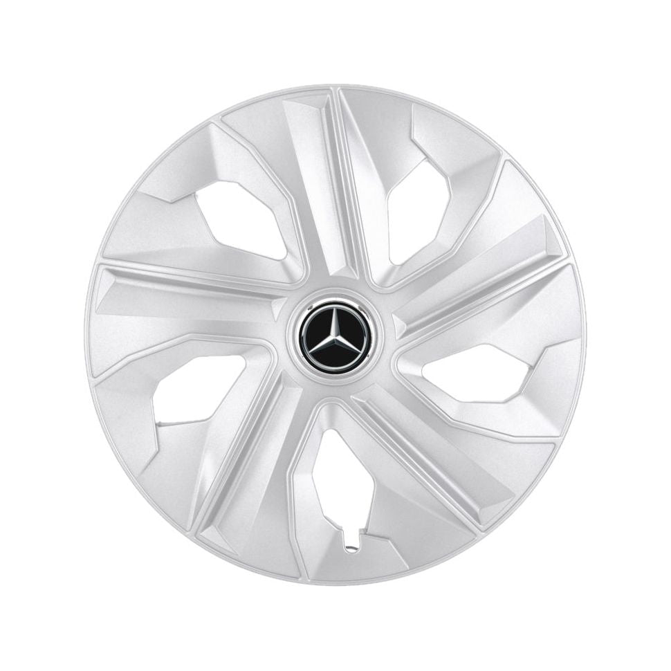 Set 4 capace roti Luna cromat R15 pentru gama auto Mercedes