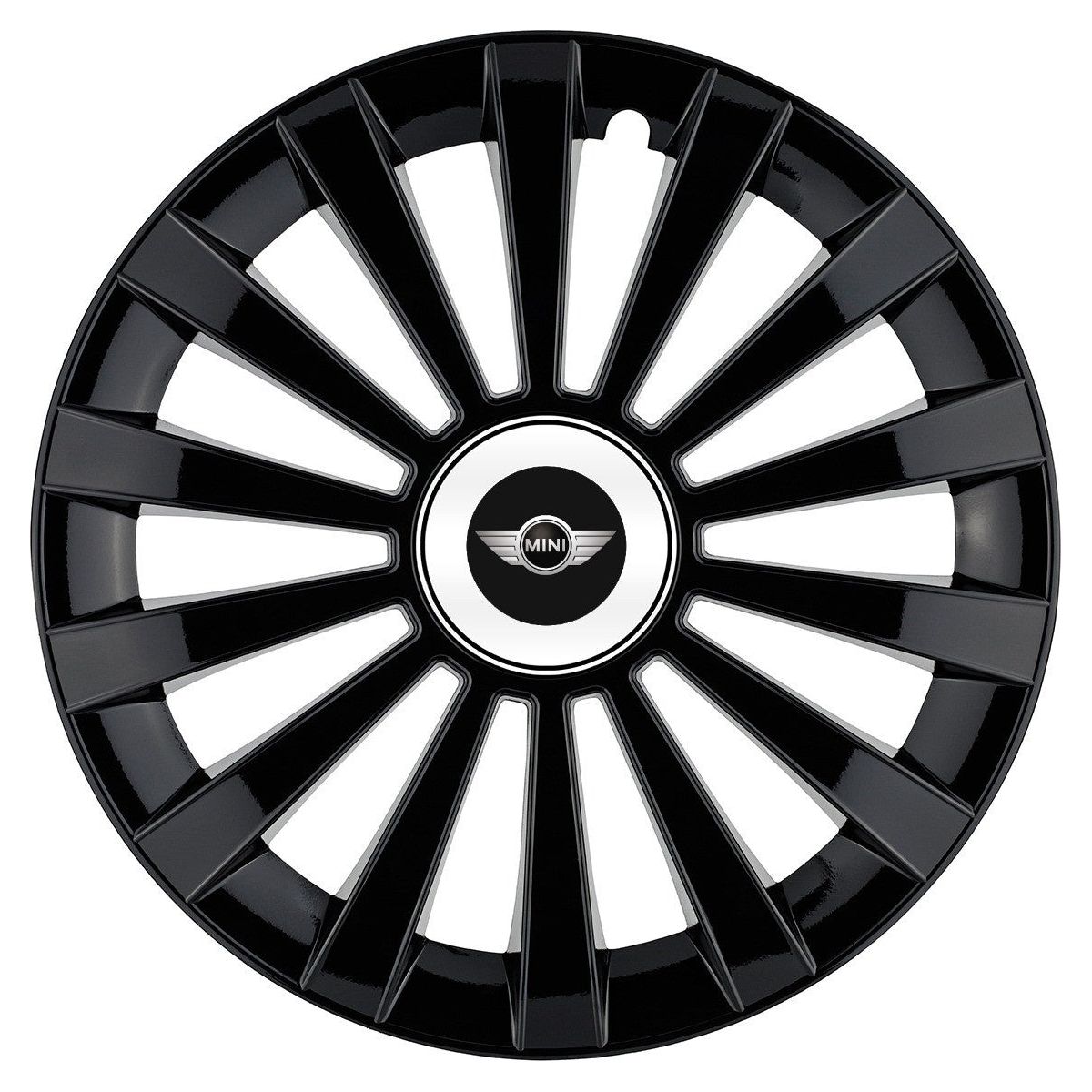 Set 4 capace roti Meridian negru R14 Compatibil Cu Mini