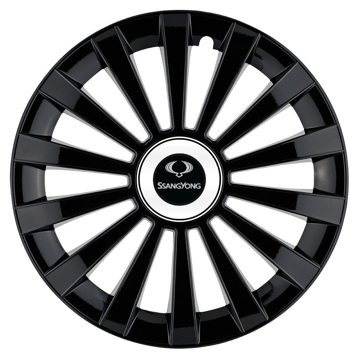 Set 4 capace roti Meridian negru R14 Compatibil Cu SsangYoung