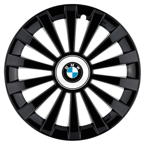 Set 4 capace roti Meridian negru R15 Compatibil Cu BMW