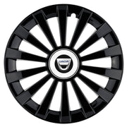 Set 4 capace roti Meridian negru R15 Compatibil Cu Dacia