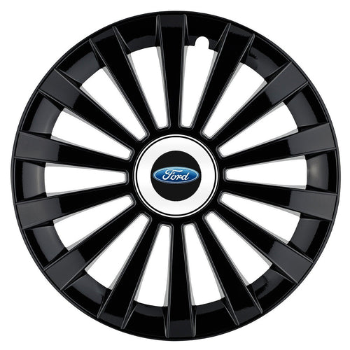 Set 4 capace roti Meridian negru R15 Compatibil Cu Ford