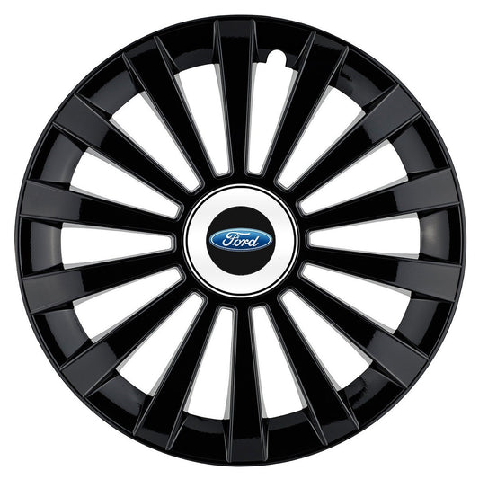 Set 4 capace roti Meridian negru R15 Compatibil Cu Ford