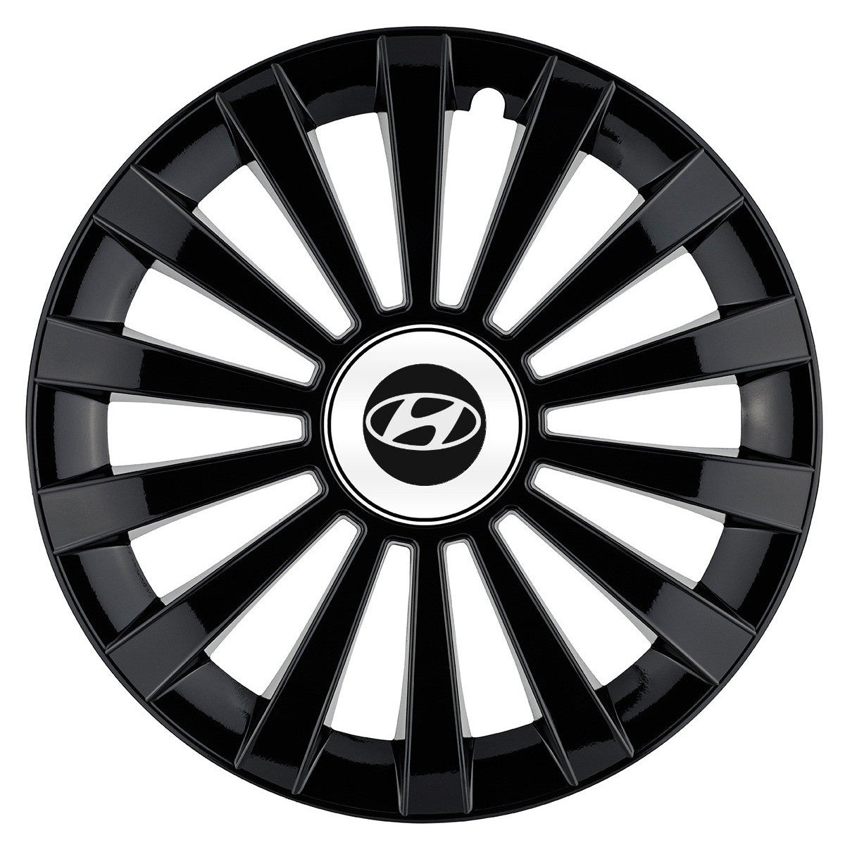 Set 4 capace roti Meridian negru R15 Compatibil Cu Hyundai
