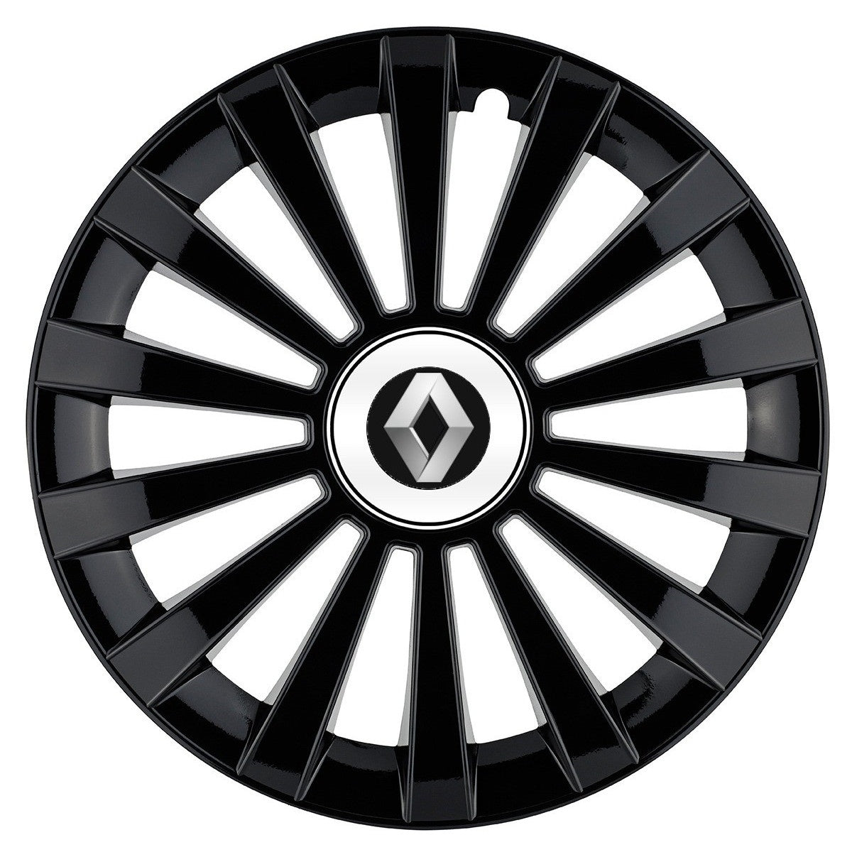 Set 4 capace roti Meridian negru R15 Compatibil Cu Renault