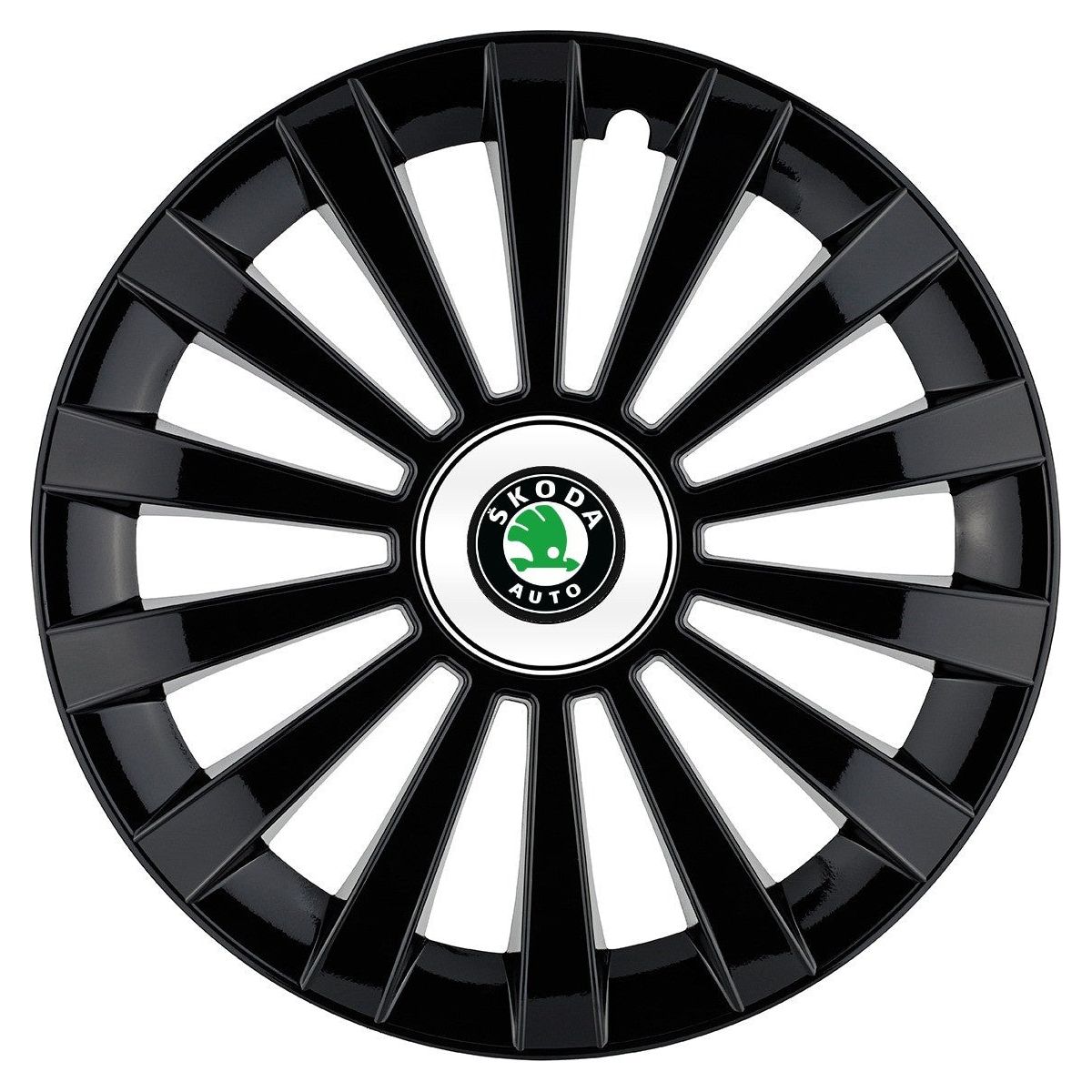 Комплект 4 таса Meridian черни R15, съвместими със Skoda