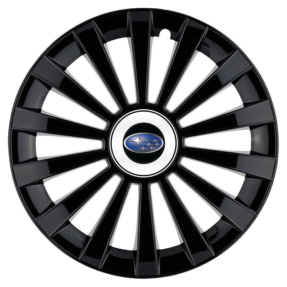 Set 4 capace roti Meridian negru R15 Compatibil Cu Subaru