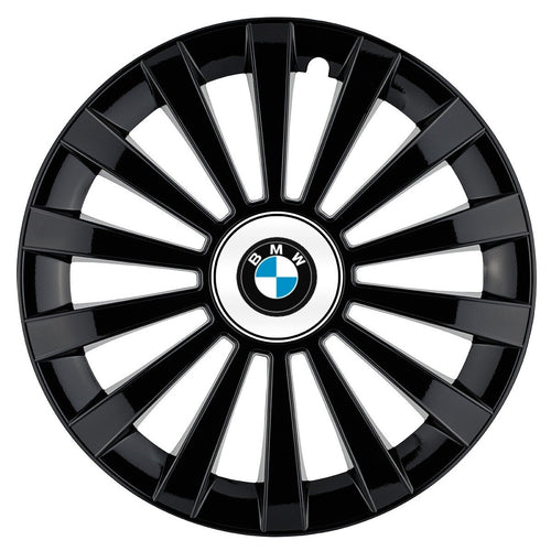 Set 4 capace roti Meridian negru R16 Compatibil Cu BMW