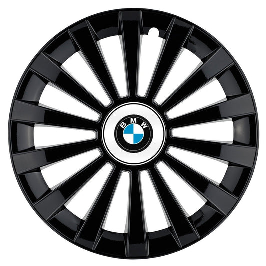 Set 4 capace roti Meridian negru R16 Compatibil Cu BMW