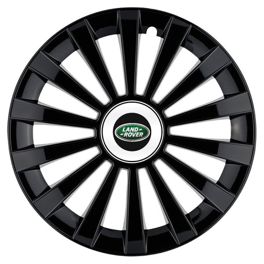 Set 4 capace roti Meridian negru R16 Compatibil Cu Land Rover