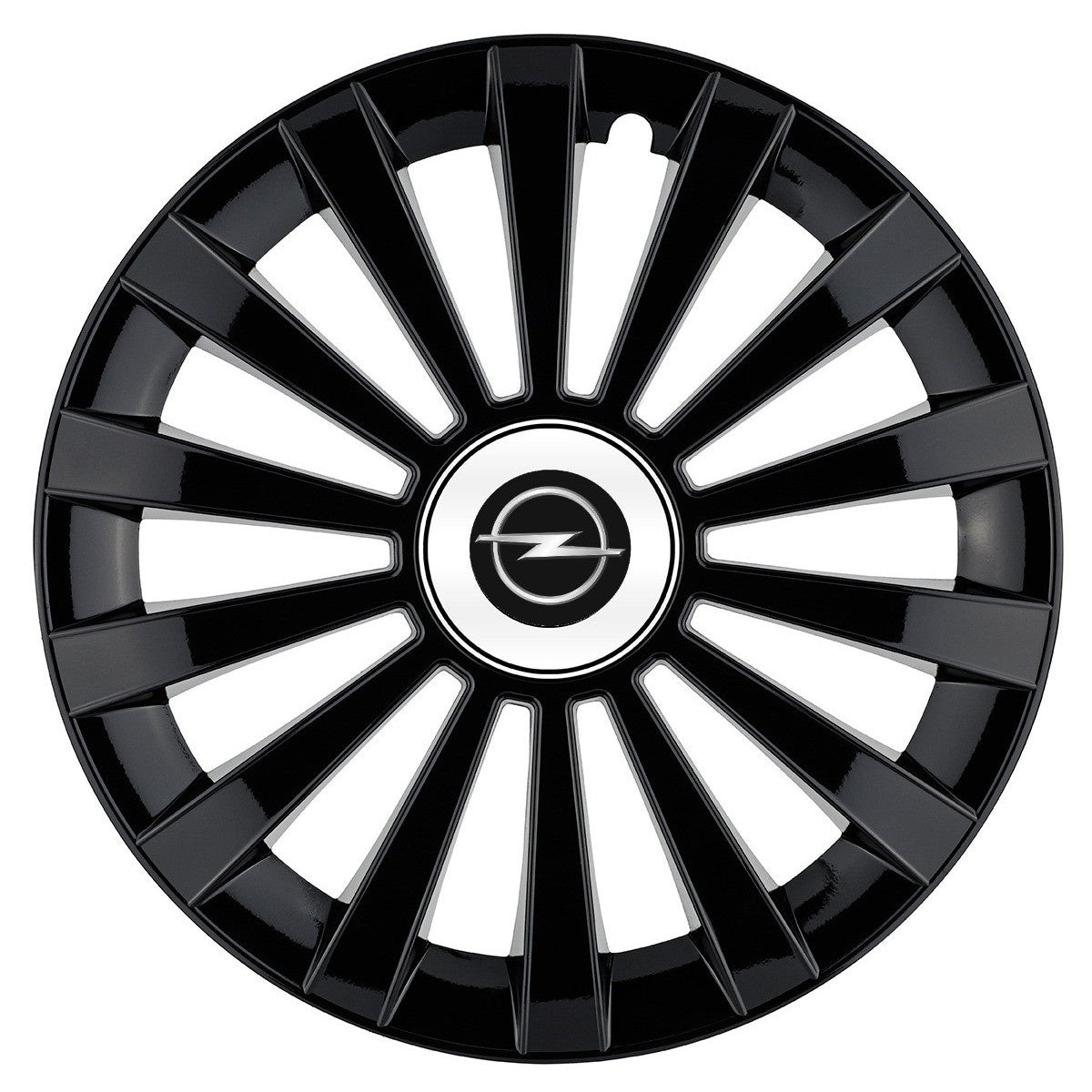 Set 4 capace roti Meridian negru R16 Compatibil Cu Opel