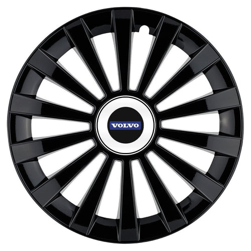 4 darabos Meridian fekete R16 keréktárcsa készlet, Volvo kompatibilis