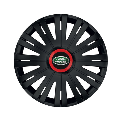 Set 4 capace roti Negre Cu Inel Rosu Active R15 Compatibil Cu Land Rover
