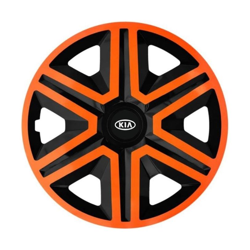 Set 4 capace roti Orange R15 Compatibil Cu Kia