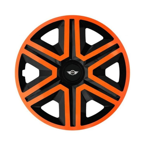 Комплект 4 таса Orange R15, съвместими с Mini Cooper