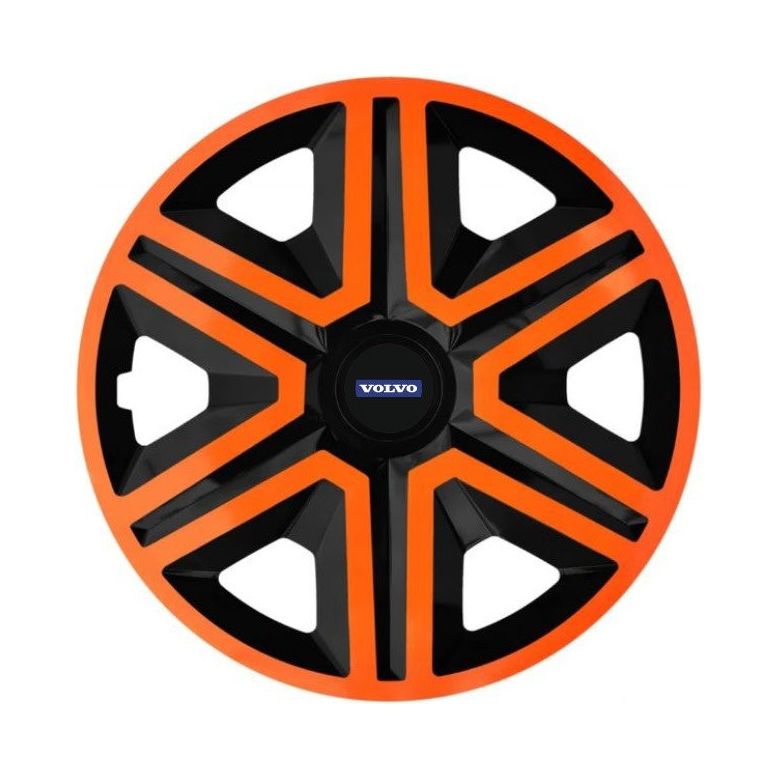 Set 4 capace roti Orange R15 Compatibil Cu Volvo