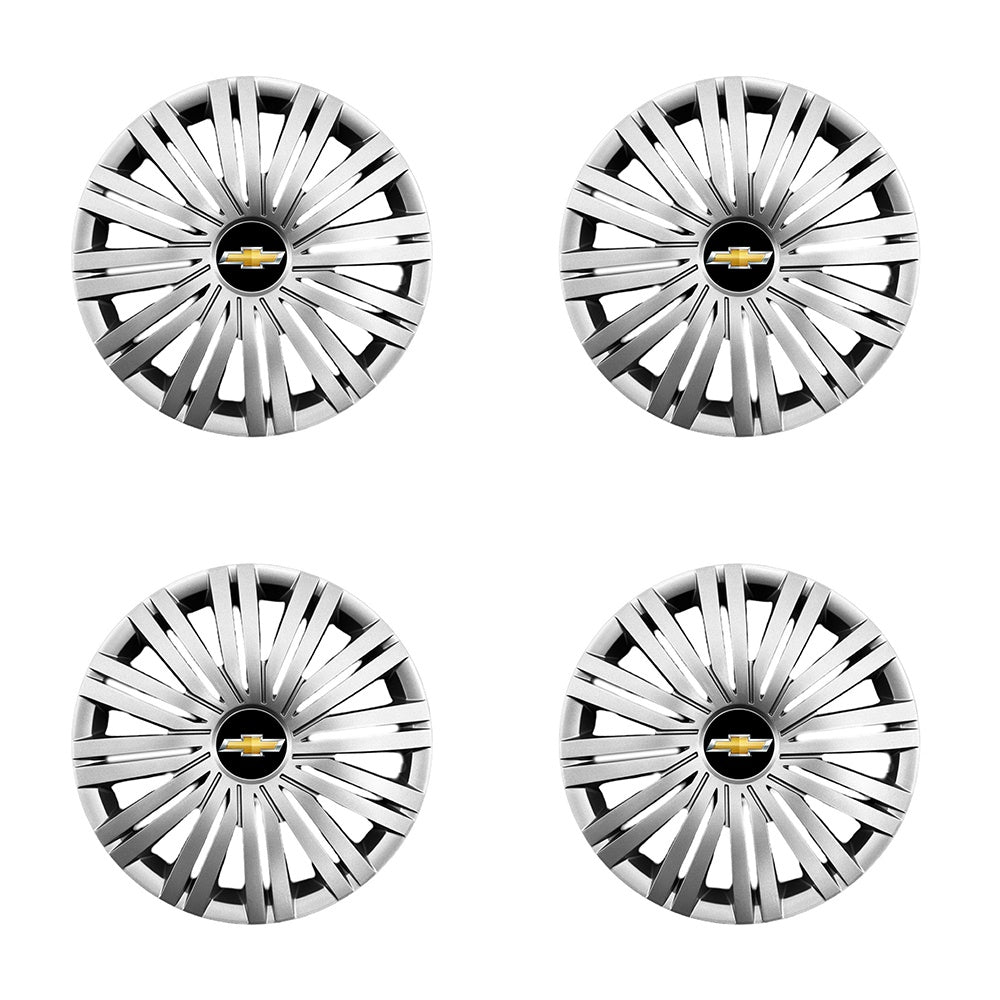Set 4 capace roti 15 inchi (R15) compatibile Chevrolet, Model - 339