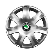 Set 4 capace roti potrivite jantelor de 14 inch compatibile gama SKODA model - 223