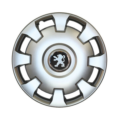 Set 4 capace roti 14 inchi (R14) compatibile PEUGEOT 106, 107, 206, 207, 306, 307, 308, 406, 407, EXPERT, PARTNER, 3008, Model -206