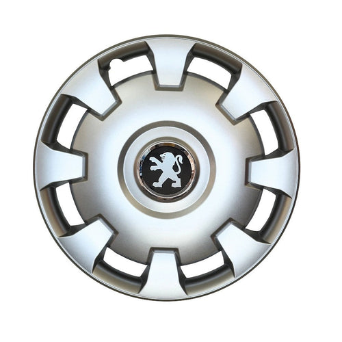 Set 4 capace roti 14 inchi (R14) compatibile PEUGEOT 106, 107, 206, 207, 306, 307, 308, 406, 407, EXPERT, PARTNER, 3008, Model -206