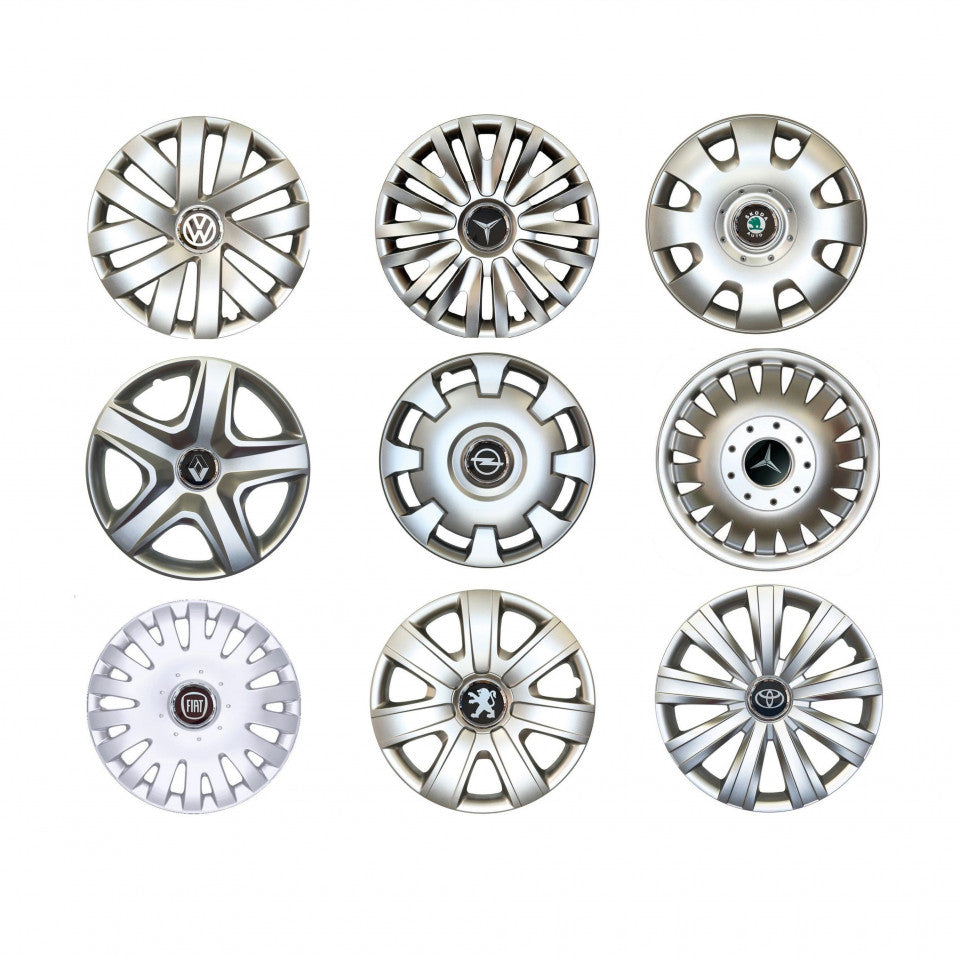Set 4 capace roti potrivite jantelor de 14 inch compatibile PEUGEOT 106, 107, 206, 207, 306, 307, 308, 406, 407, EXPERT, PARTNER, 3008, Model -217