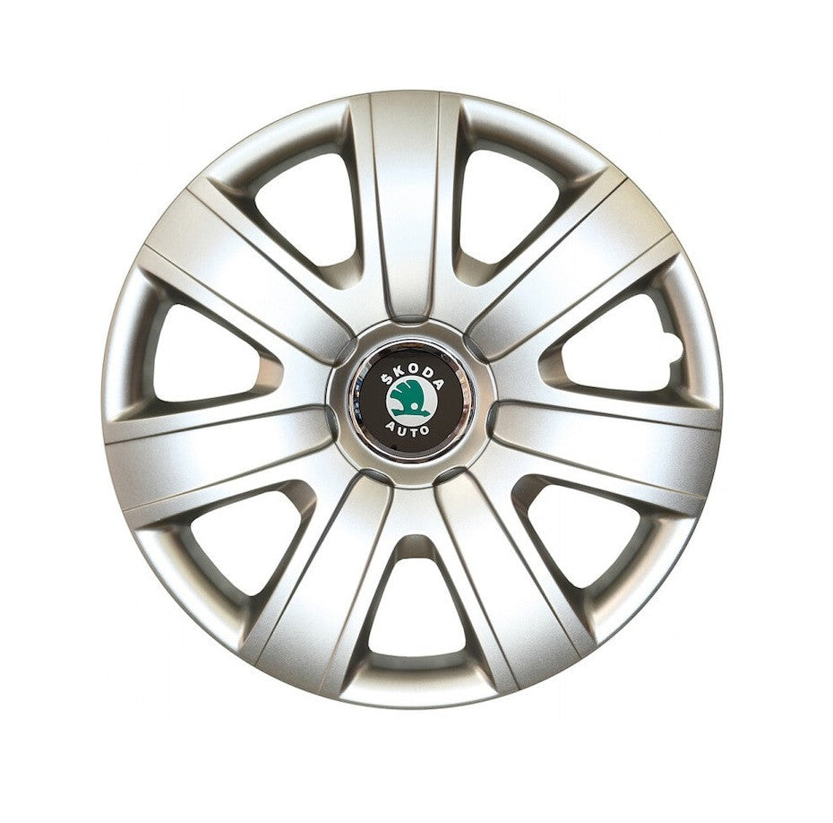 Set 4 capace roti 14 inchi (R14) compatibile SKODA Fabia, Octavia I, II, III, Roomster, Felicia, Rapid, Superb, Yeti Model-224