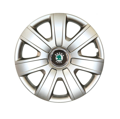 Set 4 capace roti 14 inchi (R14) compatibile SKODA Fabia, Octavia I, II, III, Roomster, Felicia, Rapid, Superb, Yeti Model-224