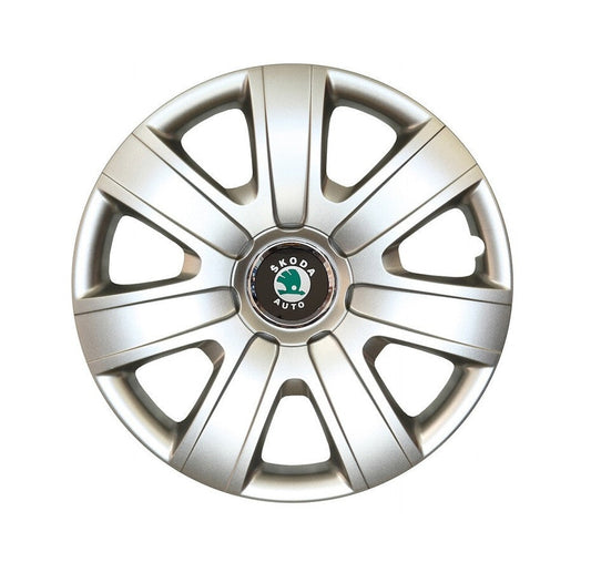 Set 4 capace roti 14 inchi (R14) compatibile SKODA Fabia, Octavia I, II, III, Roomster, Felicia, Rapid, Superb, Yeti Model-224